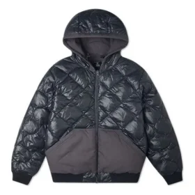 Casaco Puffer Reversível de Penas Tamanhos Ásia “Black” Casaco Puffer Reversível de Penas Tamanhos Ásia “Black”