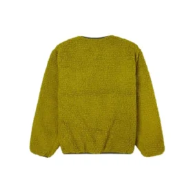 Casaco reversível em velo polar com logótipo Stay Warm Verde Casaco reversível em velo polar com logótipo Stay Warm Verde