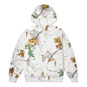 Casaco reversível Real Tree com estampado de folhas Tamanhos asiáticos “Casual White” Casaco reversível Real Tree com estampado de folhas Tamanhos asiáticos “Casual White”