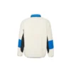 Casaco Sherpa em Polar Fleece, quente, com blocos de cor e gola alta casual