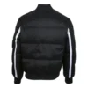 Casacos de penas Tamanhos asiáticos “Preto Branco”