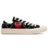 CDG x Converse Chuck Taylor All Star Multi Heart Preto “Branco Vermelho”