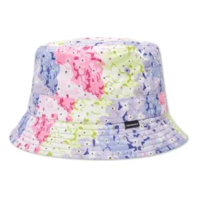 Chapéu de pescador reversível IWD “Azul Roxo Rosa Amarelo”