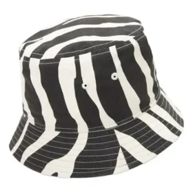 Chapéu de pescador reversível Zebra “Black”