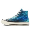 Chuck 1970s com padrão animal “Azul Branco”