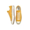 Chuck 1970s em couro com cores sazonais “Amarelo Branco”