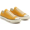 Chuck 1970s em couro com cores sazonais “Amarelo Branco”