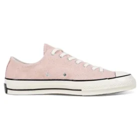 Chuck 1970s Retro Low Tops Sapatos Casuais de Skate Unissexo Rosa