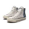 Chuck 70 Archival Stripes High Top “Branco Azul Preto”