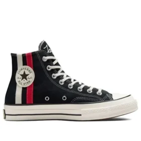 Chuck 70 Archival Stripes “Preto Branco Vermelho”