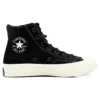 Chuck 70 de cano alto com gola acolchoada “Metais Anodizados – Preto”