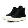 Chuck 70 de cano alto com gola acolchoada “Metais Anodizados – Preto”