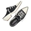 Chuck 70 De Luxe Mule de Salto Alto com Biqueira Pontiaguda “Preto”