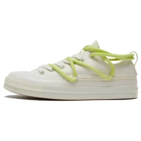 Chuck 70 Double Cadarços “Branco Verde”