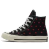 Chuck 70 Embroidered Lips High “Love Me – Black”