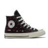 Chuck 70 Embroidered Lips High “Love Me – Black”