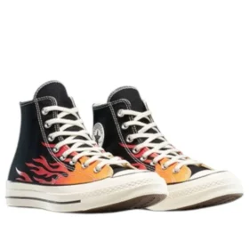 Chuck 70 Fire “Preto Vermelho Amarelo”