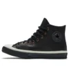 Chuck 70 HI “Couro Preto Branco”