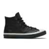 Chuck 70 HI “Couro Preto Branco”