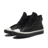 Chuck 70 HI “Couro Preto Branco”