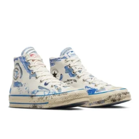 Chuck 70 High “ADER ERROR”s – Branco/Azul Imperial”
