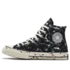 Chuck 70 High “Archive Paint Splatter – Preto”