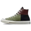 Chuck 70 High “Crafted Patchwork – Verde Trolled/Castanho Terra Eterna”
