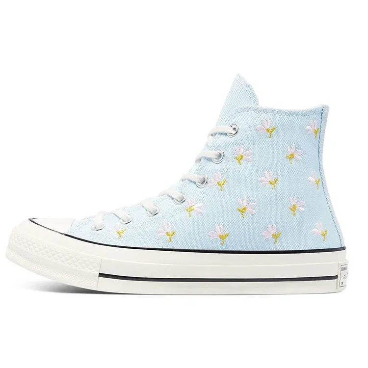 Chuck 70 High “Estampado Floral Bordado – Azul Chambray” Chuck 70 High “Estampado Floral Bordado – Azul Chambray”