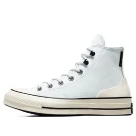 Chuck 70 High Leather “Branco Bege”