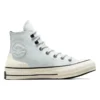Chuck 70 High Leather “Branco Bege”