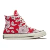 Chuck 70 High “Vintage Floral – Vermelho Universidade”