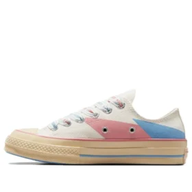 Chuck 70 Low “Bege Rosa Azul Abstrato”