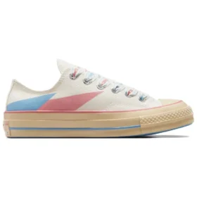 Chuck 70 Low “Bege Rosa Azul Abstrato”