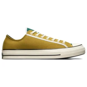 Chuck 70 Low Ox “Amarelo Escuro/Verde”