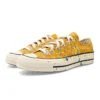 Chuck 70 Low “Paint Splatter – Sunflower Gold”