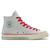 Chuck Taylor All Star 1970s “Branco, Azul-petróleo e Vermelho”