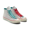 Chuck Taylor All Star 1970s “Branco, Azul-petróleo e Vermelho”