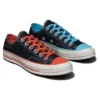 Chuck Taylor All Star 1970s Preto “Azul Laranja”