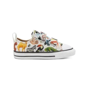Chuck Taylor All Star 2v Little “Branco Multicolorido”