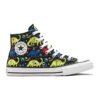 Chuck Taylor All Star Big Dinosaur Preto Multicolorido