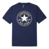 Chuck Taylor All Star Classic Camiseta com Estampa, Gola Redonda e Manga Curta “Azul-Marinho”