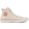 Chuck Taylor All Star com acabamento em couro Vachetta “Rosa Azul”