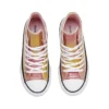Chuck Taylor All Star com plataforma elevada em EVA “Citrus Glitz”
