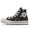 Chuck Taylor All Star com plataforma elevada “Preto”