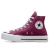 Chuck Taylor All Star com sola elevada e cano alto “Legend Berry”