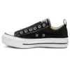 Chuck Taylor All Star com sola grossa tipo plataforma “Preto Branco”