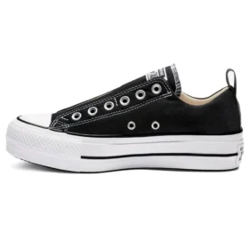 Chuck Taylor All Star com sola grossa tipo plataforma “Preto Branco”