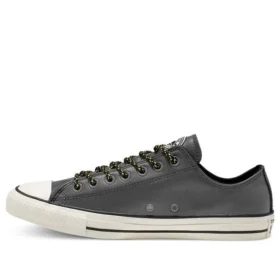 Chuck Taylor All Star Couro Envelhecido “Cinza Branco”