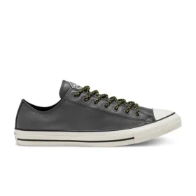 Chuck Taylor All Star Couro Envelhecido “Cinza Branco”