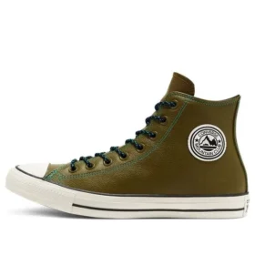 Chuck Taylor All Star Couro Envelhecido “Verde Branco”
